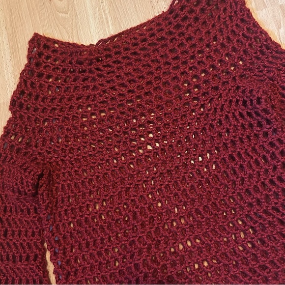 Handcrafted Red Sweater - Picture 4 of 4